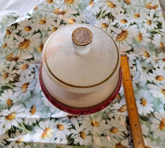 scatola vetro con coperchio