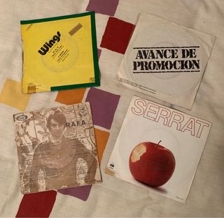 Lote de vinilos de música