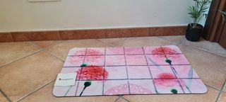 🌺 Tappeto nuovo, rosa fantasia fiori garofano