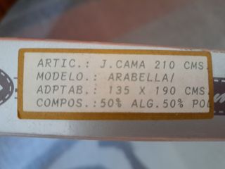 Juego de sabanas bordadas