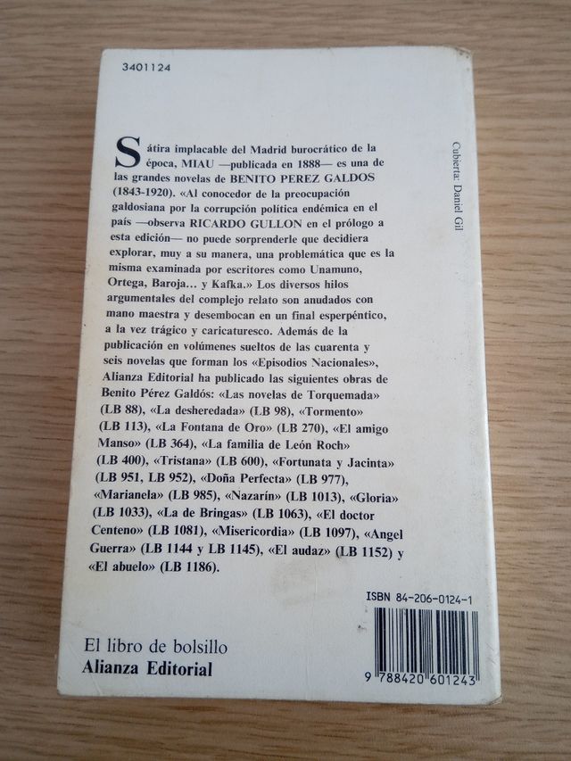 Libros. Benito Pérez Galdós