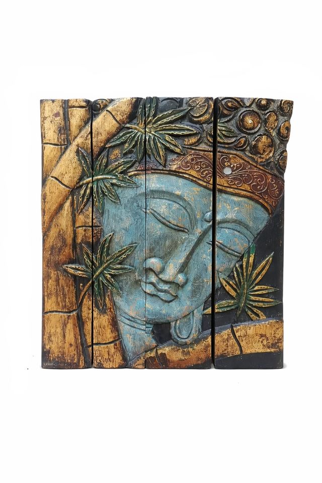 Cuadro de Buda madera plegable