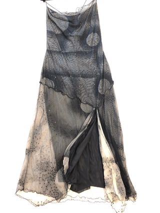 Vestido de fiesta de Purificación Garcia.