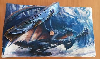 Tapete Dragon Shield Con Marcador y Moneda Hierro