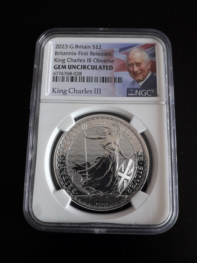 Onza de plata Carlos 3
