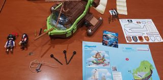 Barco pirata camaleón Playmobil Super 4