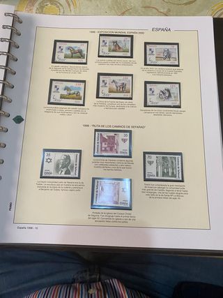 Hojas filabo 1996 al 1998