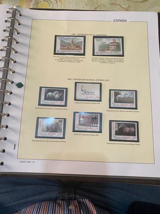 Hojas filabo 1996 al 1998