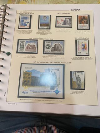 Hojas filabo 1996 al 1998