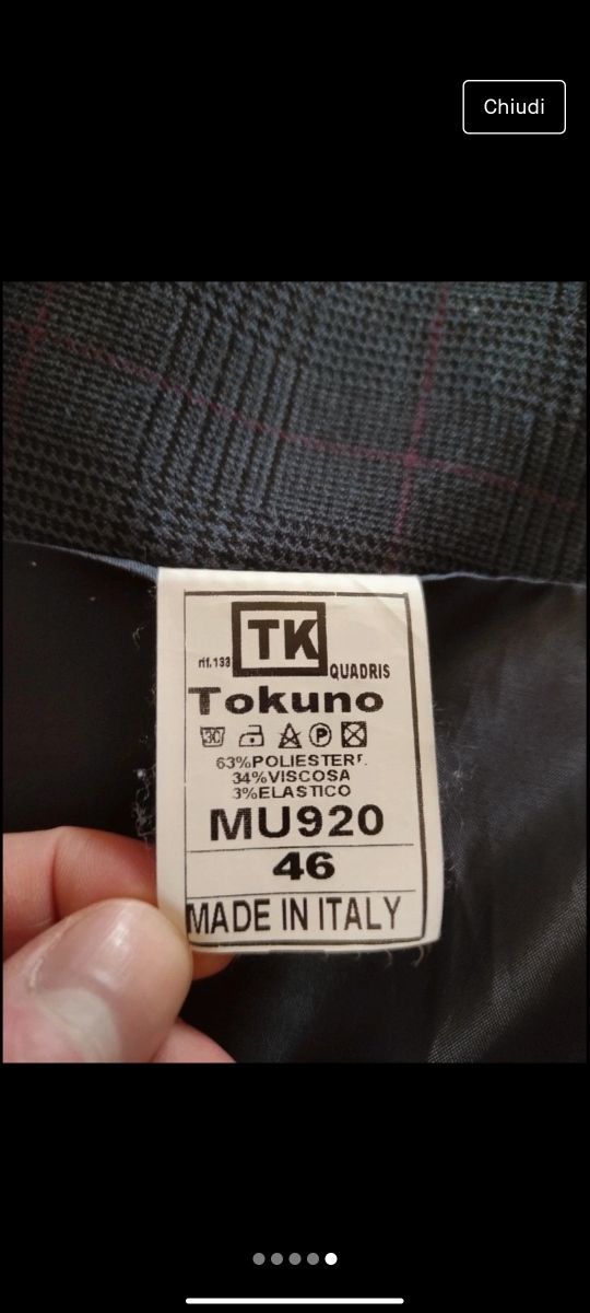 Giacca blu, taglia 46