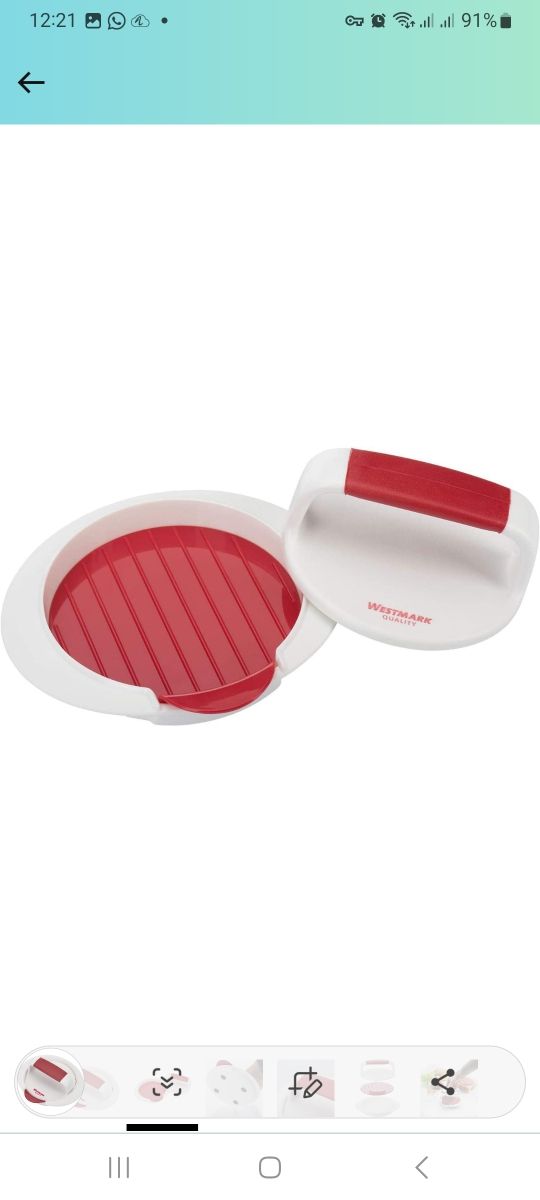  Prensa para hacer hamburguesas 