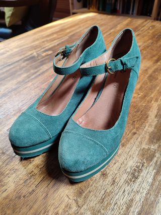 zapatos, cuñas