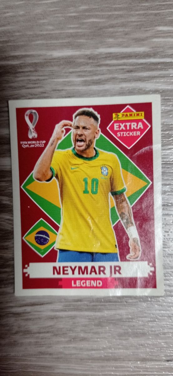 Cromo mundial Qatar Neymar JR