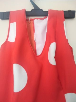 Traje flamenca gitana tirantas mujer talla 38-36