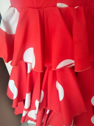 Traje flamenca gitana tirantas mujer talla 38-36