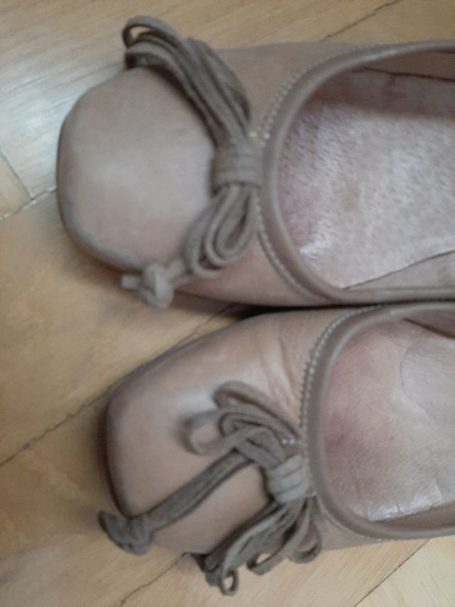 Zapatos piel cuña, 37