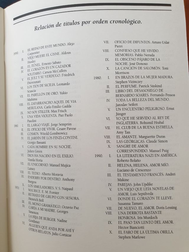 Clásicos Contemporáneos Internacionales