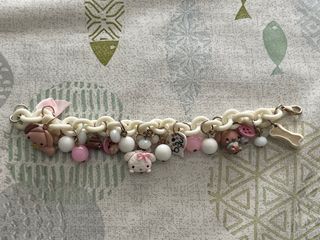 Braccialetto con cani cagnolini fimo bijoux