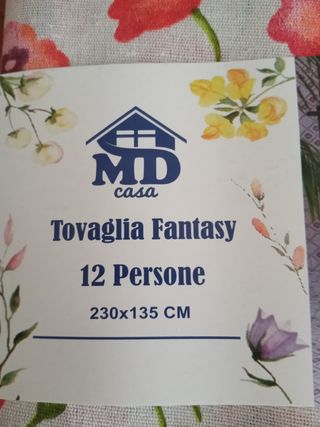 Tovaglia Fantasy 12 persone