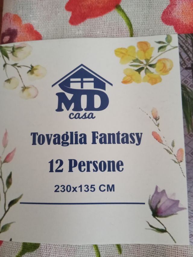 Tovaglia Fantasy 12 persone