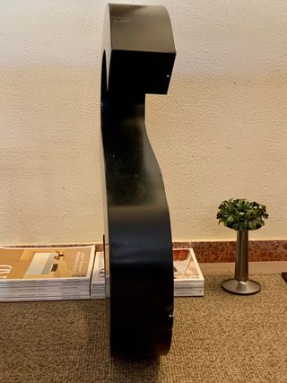 Decoración.Letra metálica 65 cm grande.Vintage.