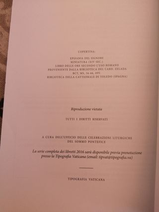 libro Epifanía del Signore