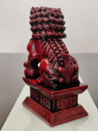 Temple Leones Foo Perros Arte Asiático Chino Feng