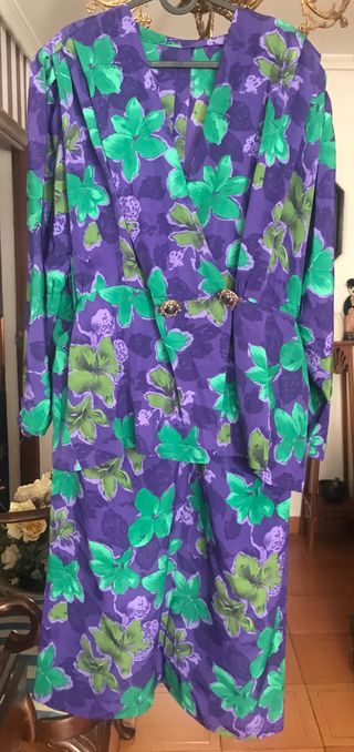 Vestido evento dos piezas