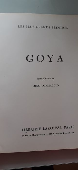 Album sobre GOYÁ