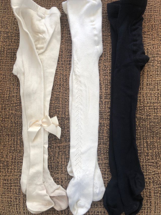 3 pares leotardos T 2 Cóndor buen estado