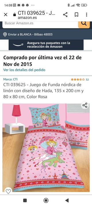 Funda nórdica infantil 2 piezas regalo sabanas