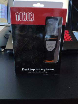 micrófono usb con tripode