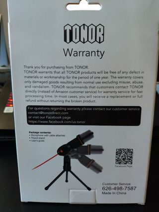 micrófono usb con tripode