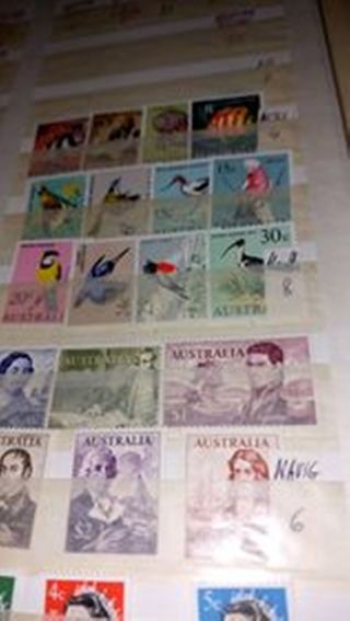 (nu166)AUSTRALIA 1966 DEFINITIVI 3 VOCI