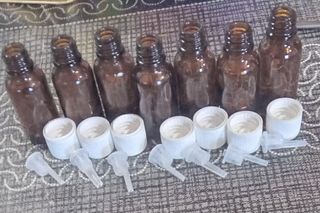 LOTE 10 FRASCOS 20ml CRISTAL