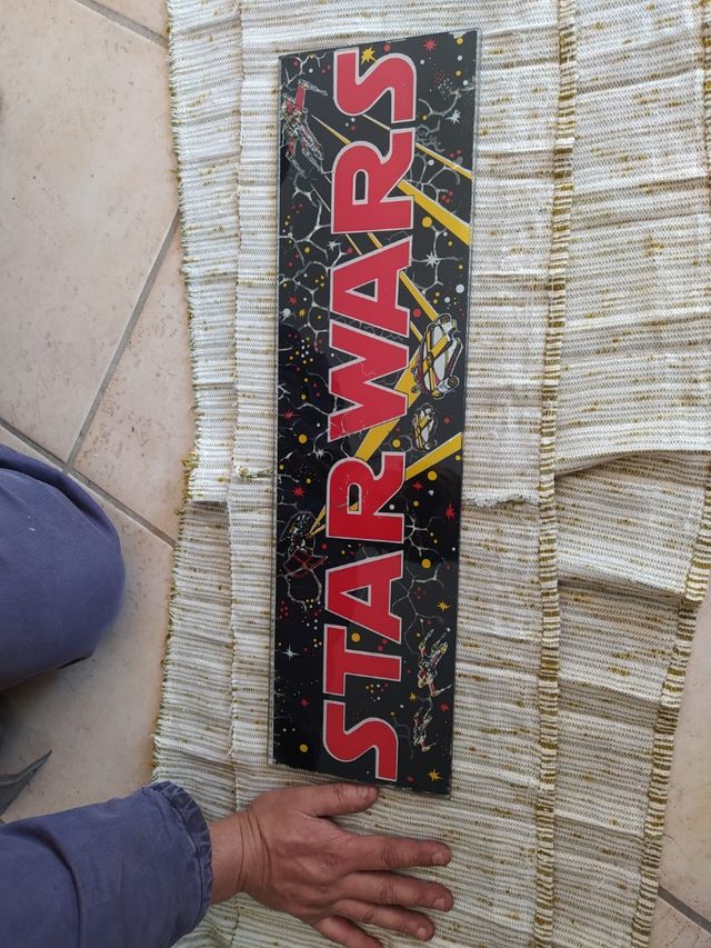 Targhetta Starwars anni 70-80