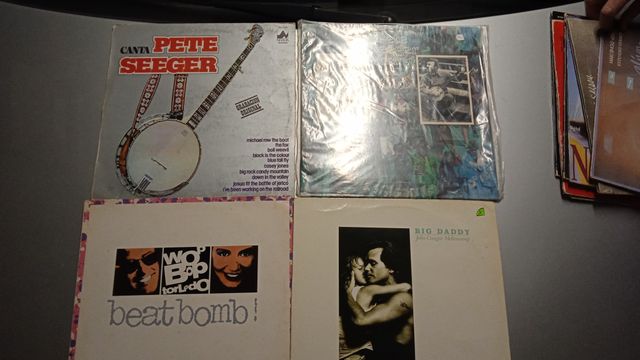 Discos de vinilo años 80 y 90