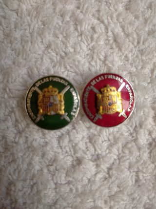 INSIGNIA SOLAPA EXCOMBATIENTE FUERZAS ESPAÑOLAS 