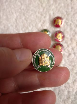 INSIGNIA SOLAPA EXCOMBATIENTE FUERZAS ESPAÑOLAS 