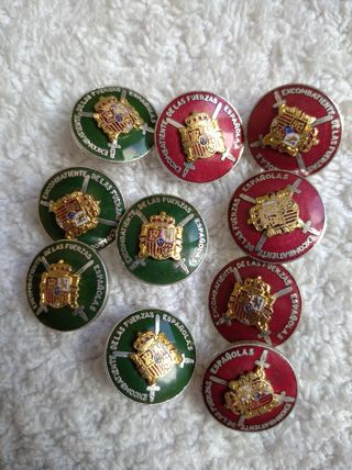 INSIGNIA SOLAPA EXCOMBATIENTE FUERZAS ESPAÑOLAS 