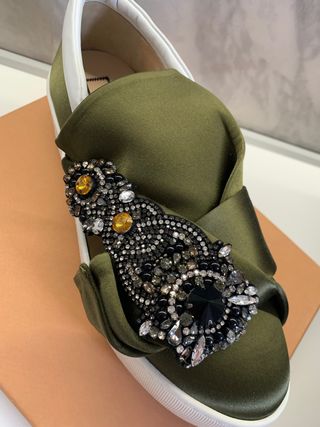 Scarpe donna gioiello, firmate n 21. Mai indossate