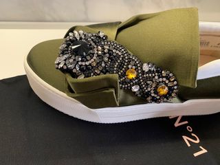 Scarpe donna gioiello, firmate n 21. Mai indossate