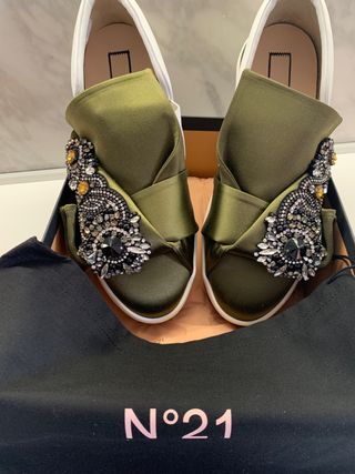 Scarpe donna gioiello, firmate n 21. Mai indossate