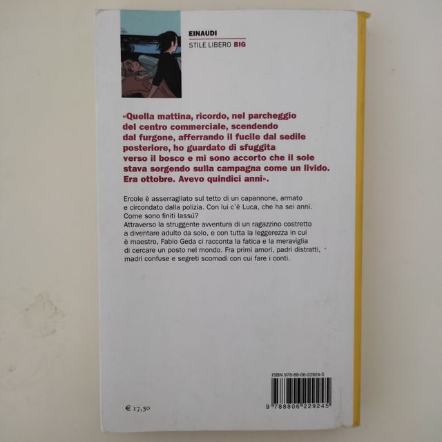 libro "anime scalze" di Fabio Geda