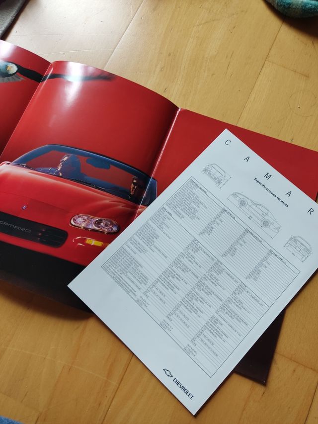 Catalogo Chevrolet Camaro 1999