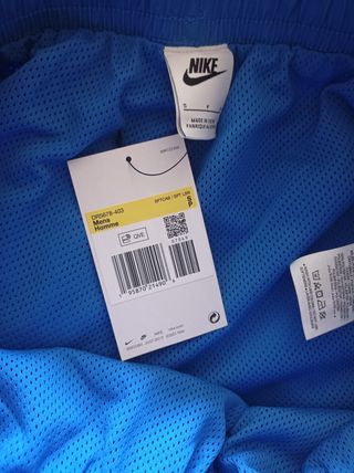 Pantalon Corto Nike Azul y Blanco Bañador