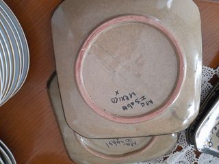 Platos decorativos .