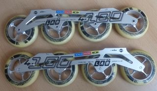 PLANTILLAS PATINES VELOCIDAD 4x100 + RUEDAS