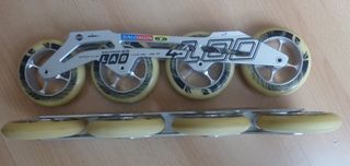 PLANTILLAS PATINES VELOCIDAD 4x100 + RUEDAS
