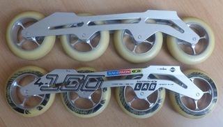PLANTILLAS PATINES VELOCIDAD 4x100 + RUEDAS